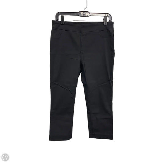 Capris By Soft Surroundings In Black, Size: Mp