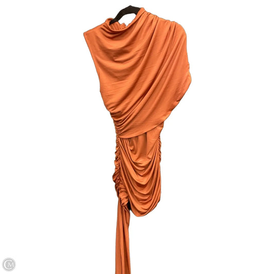 Dress Party Midi By Pretty Little Thing In Bronze, Size: 16