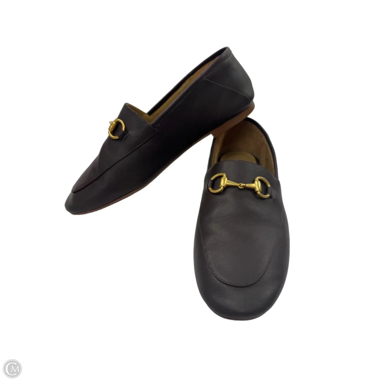 Shoes Flats By Quince In Brown & Gold, Size: 8