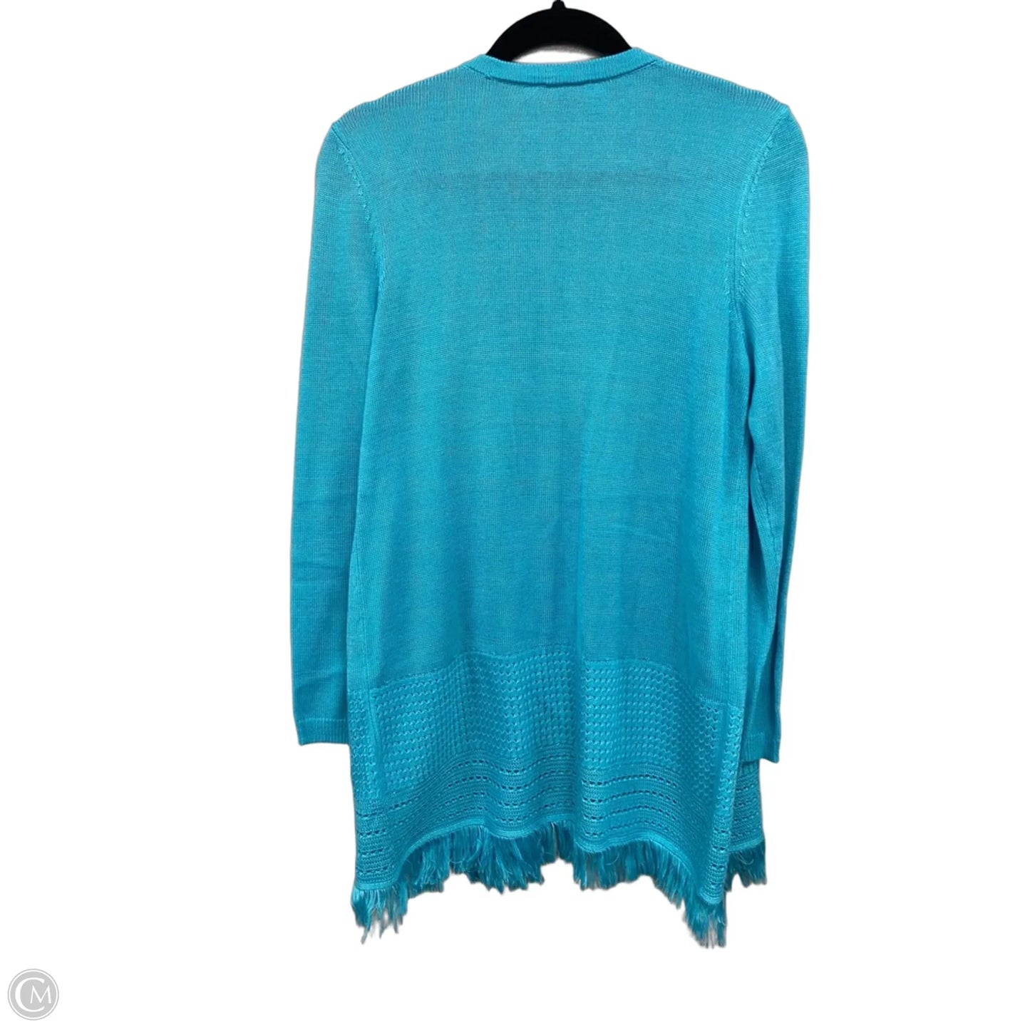 Sweater Cardigan By Talbots In Blue, Size: Mp