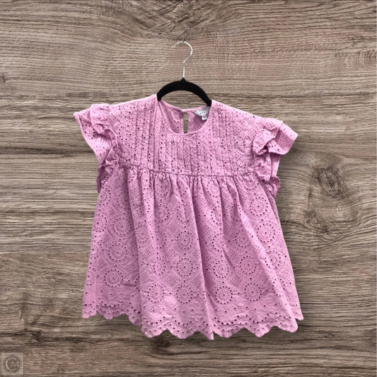 Top Short Sleeve By Crown And Ivy In Purple, Size: Xs