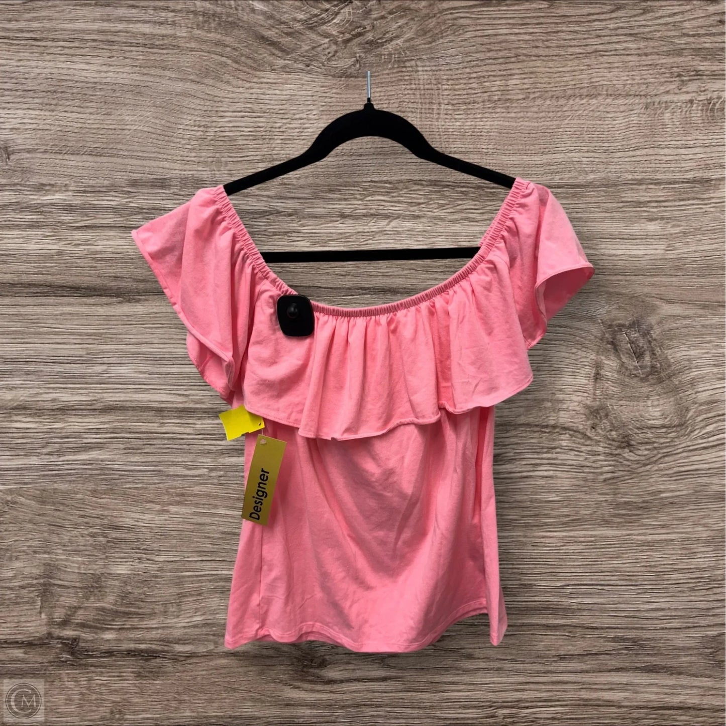 Top Short Sleeve Designer By Lilly Pulitzer In Pink, Size: M