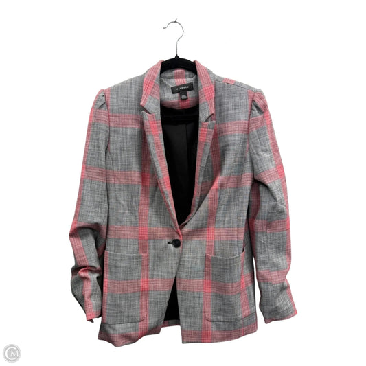 Blazer By Halogen In Plaid Pattern, Size: S