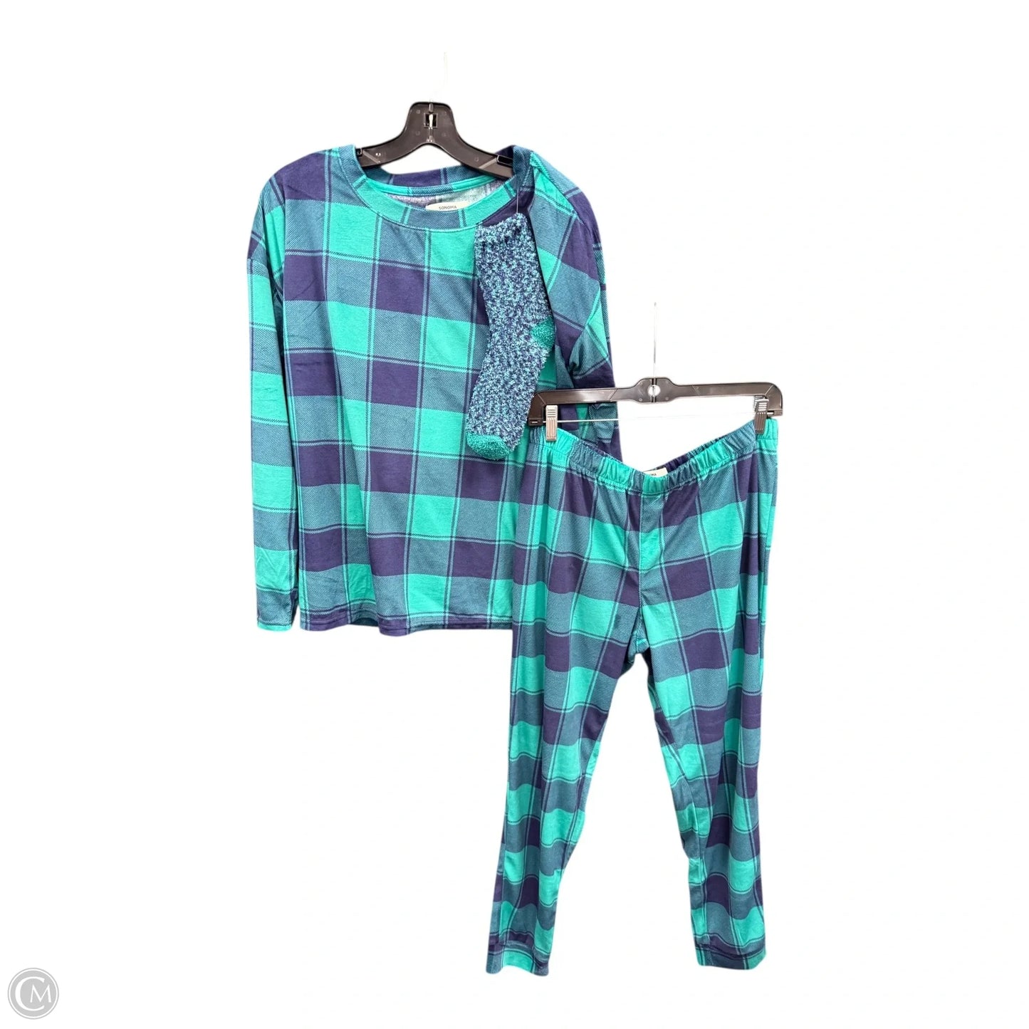 Pajamas 2pc By Sonoma In Plaid Pattern, Size: M