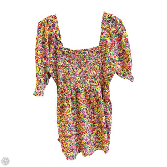 Top 3/4 Sleeve By Target-designer In Floral Print, Size: M