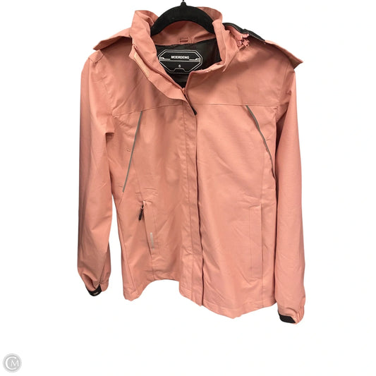 Coat Raincoat By Clothes Mentor In Pink, Size: S