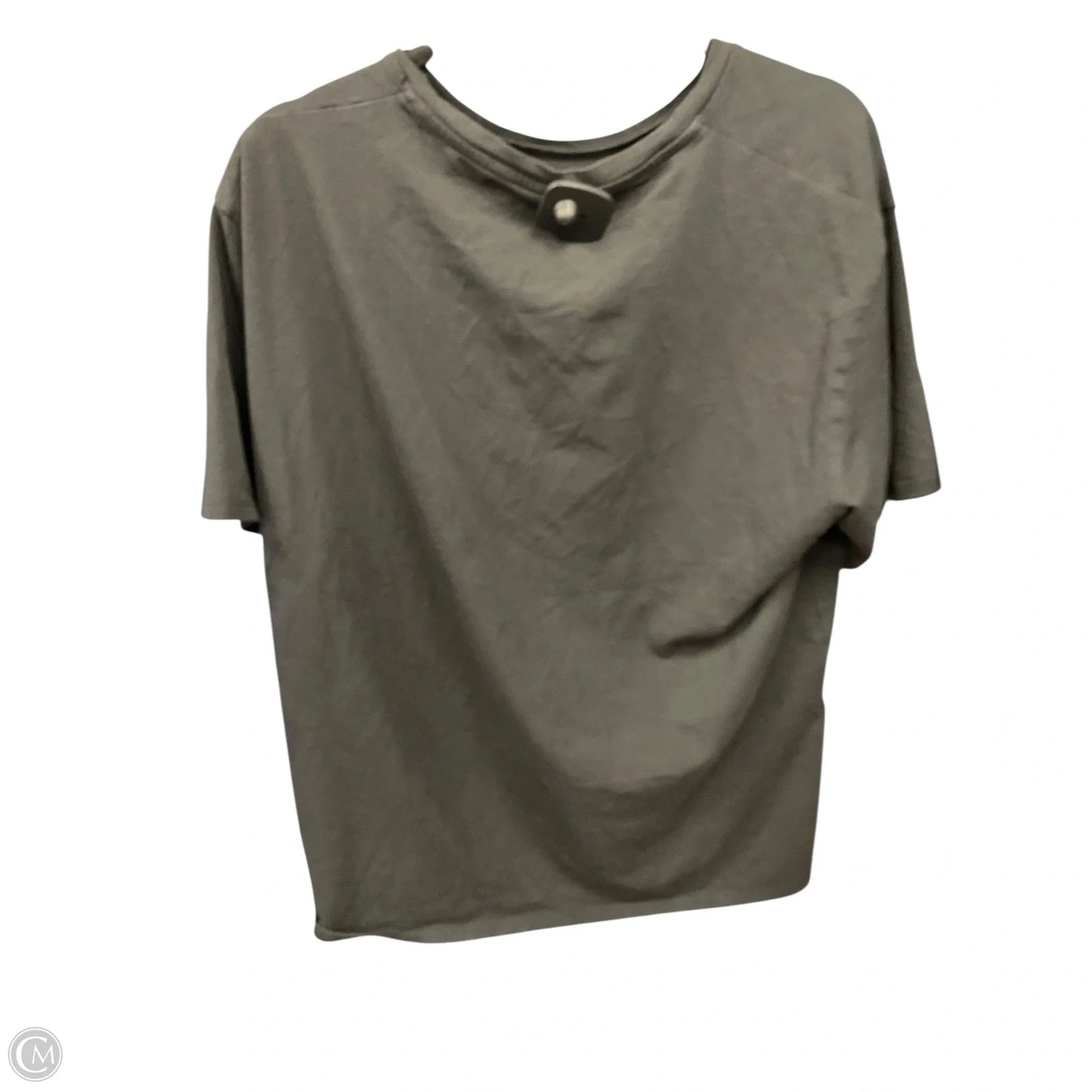 Athletic Top Short Sleeve By Lululemon In Black, Size: L