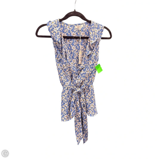 Blouse Sleeveless By Max Studio In Floral Print, Size: Xs