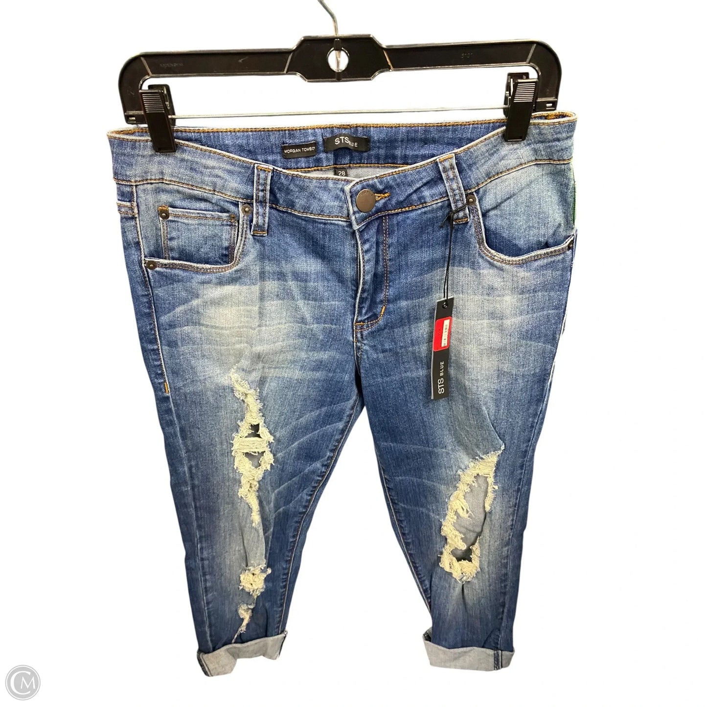 Jeans Boyfriend By Sts Blue In Blue Denim, Size: 6
