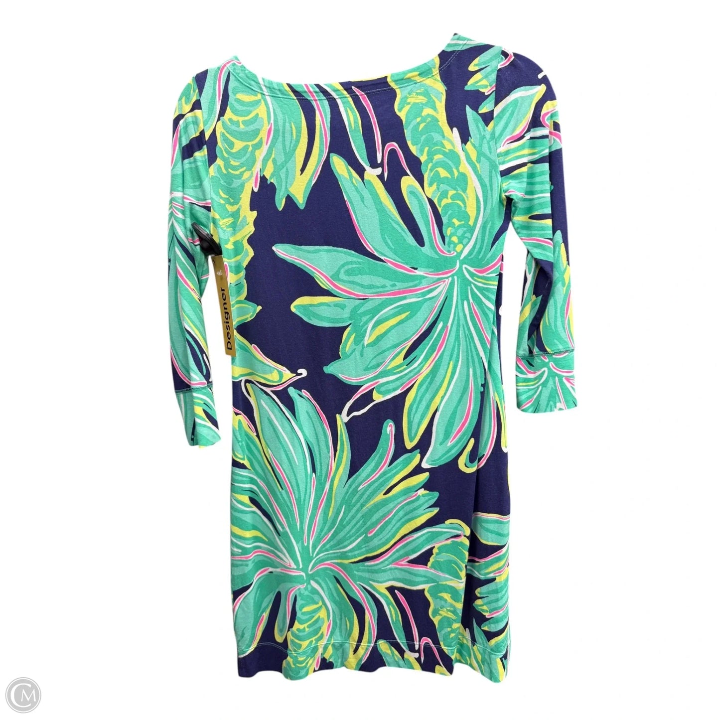 Dress Designer By Lilly Pulitzer In Green & Pink, Size: Xs