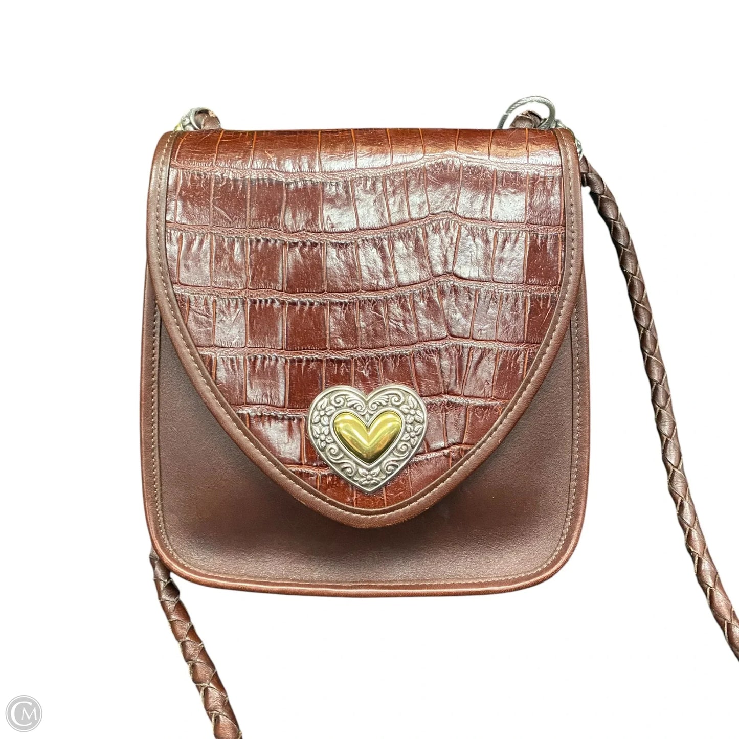 Crossbody Leather By Brighton, Size: Medium