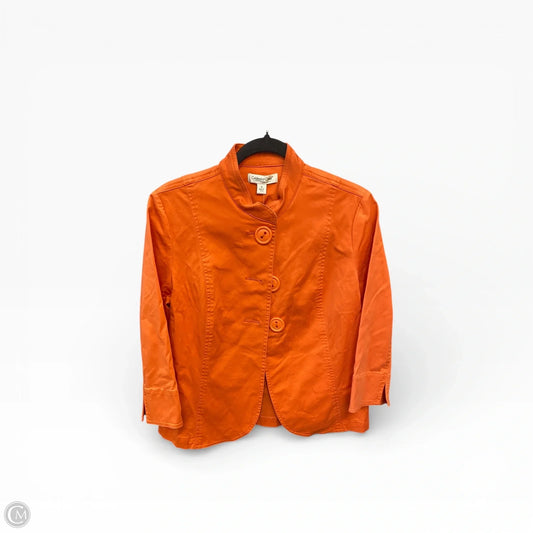 Jacket Other By Coldwater Creek In Orange, Size: 10
