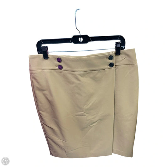 Skirt Mini & Short By Calvin Klein In Tan, Size: 12