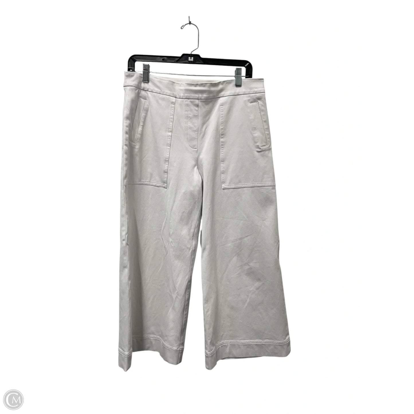 Pants Wide Leg By Spanx In White, Size: L