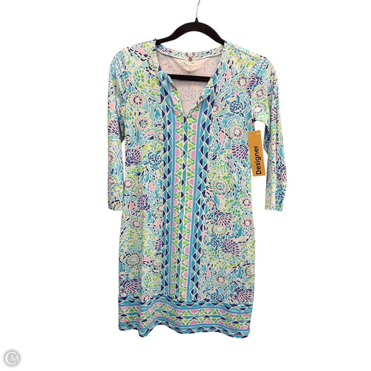 Dress Designer By Lilly Pulitzer In Tropical Print, Size: Xxs