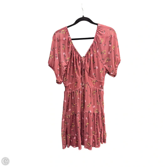 Dress Casual Short By Clothes Mentor In Floral Print, Size: 1x