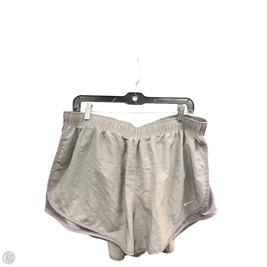 Athletic Shorts By Nike Apparel In Grey, Size: Xxl