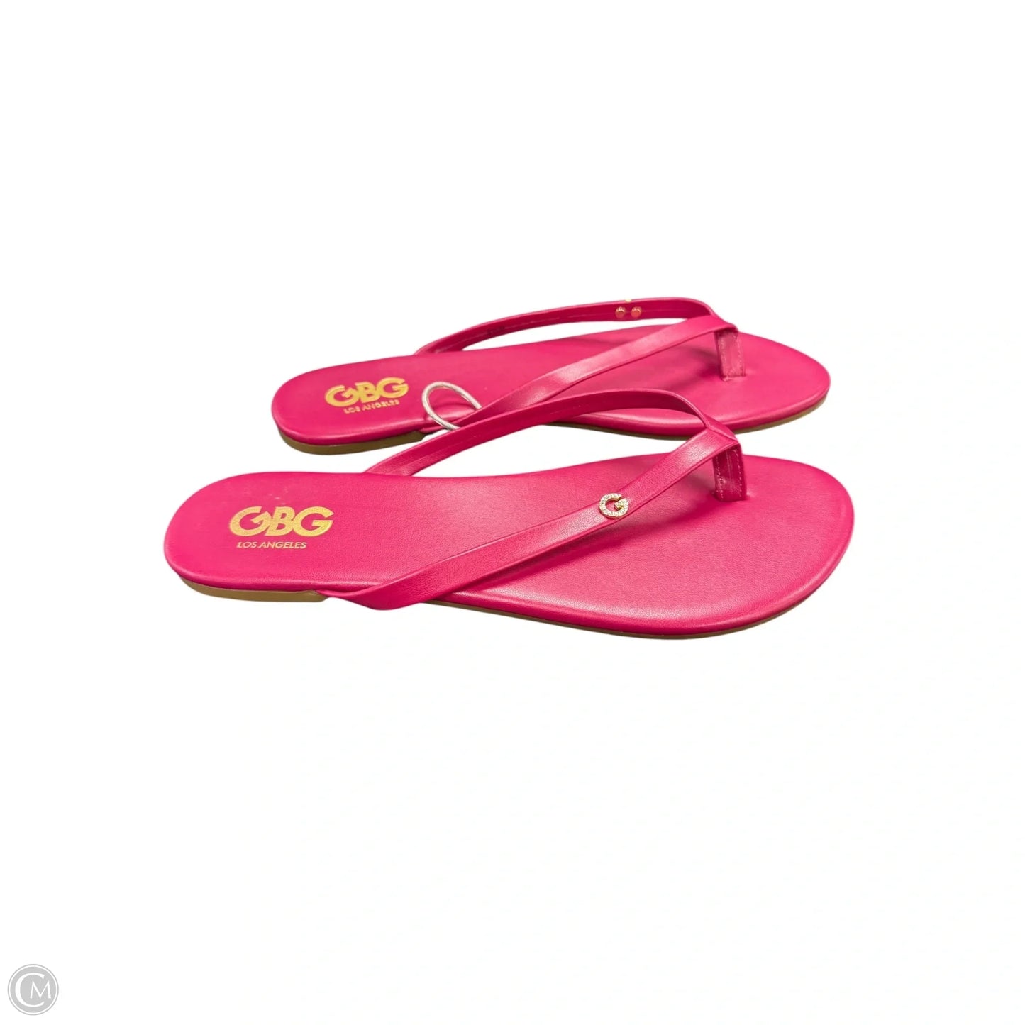 Sandals Flip Flops By Clothes Mentor In Pink, Size: 8.5