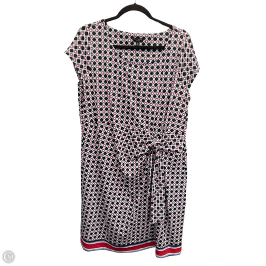 Dress Casual Short By Talbots In Geometric Pattern, Size: 1x