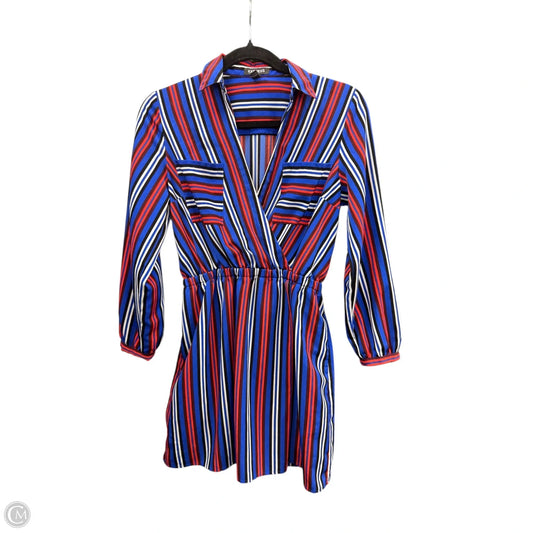 Dress Casual Short By Express In Striped Pattern, Size: S