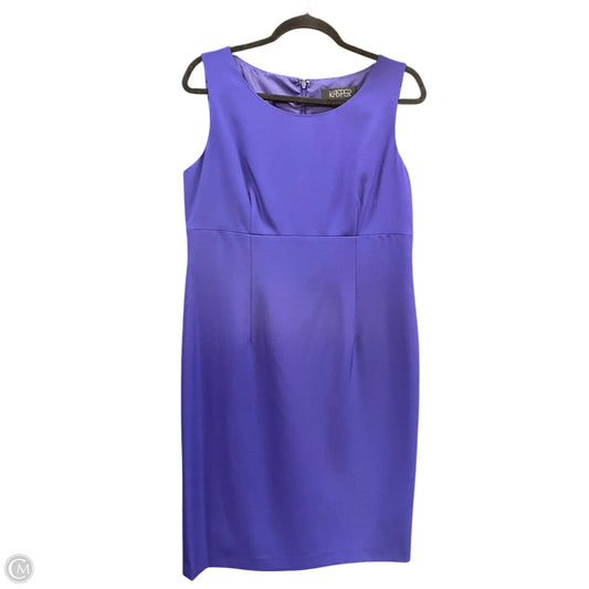 Dress Casual Midi By Kasper In Purple, Size: 10