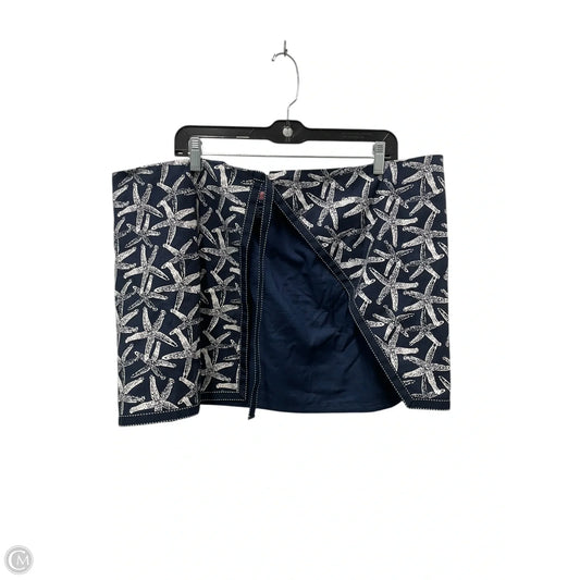 Dress Casual Short By Vineyard Vines In Blue & White, Size: 4