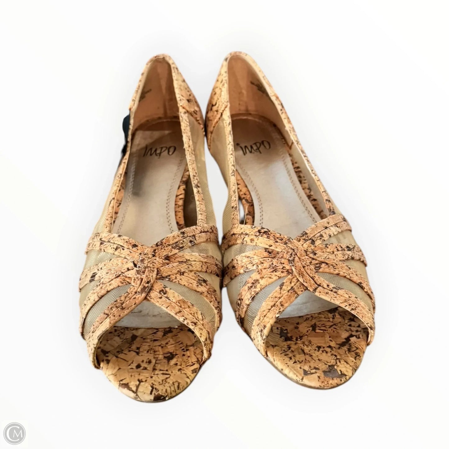Shoes Heels Wedge By Impo In Tan, Size: 9