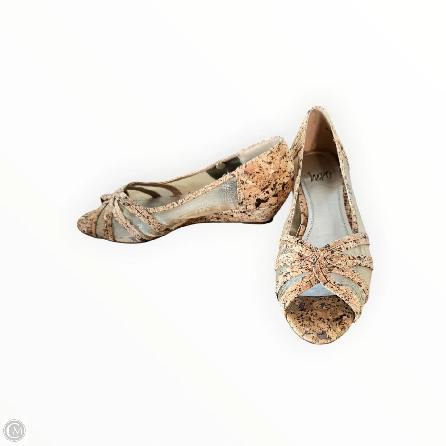 Shoes Heels Wedge By Impo In Tan, Size: 9