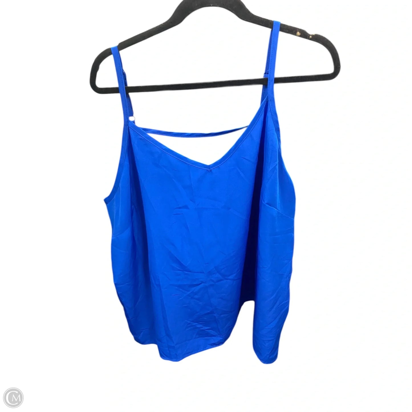 Top Sleeveless By Derek Heart In Blue, Size: 2x