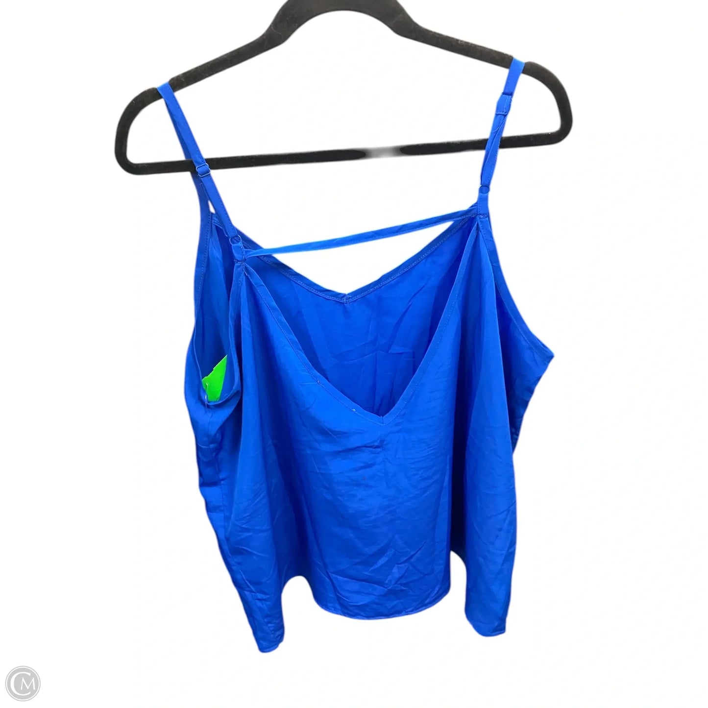 Top Sleeveless By Derek Heart In Blue, Size: 2x