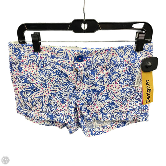 Shorts Designer By Lilly Pulitzer In Blue & White, Size: 2