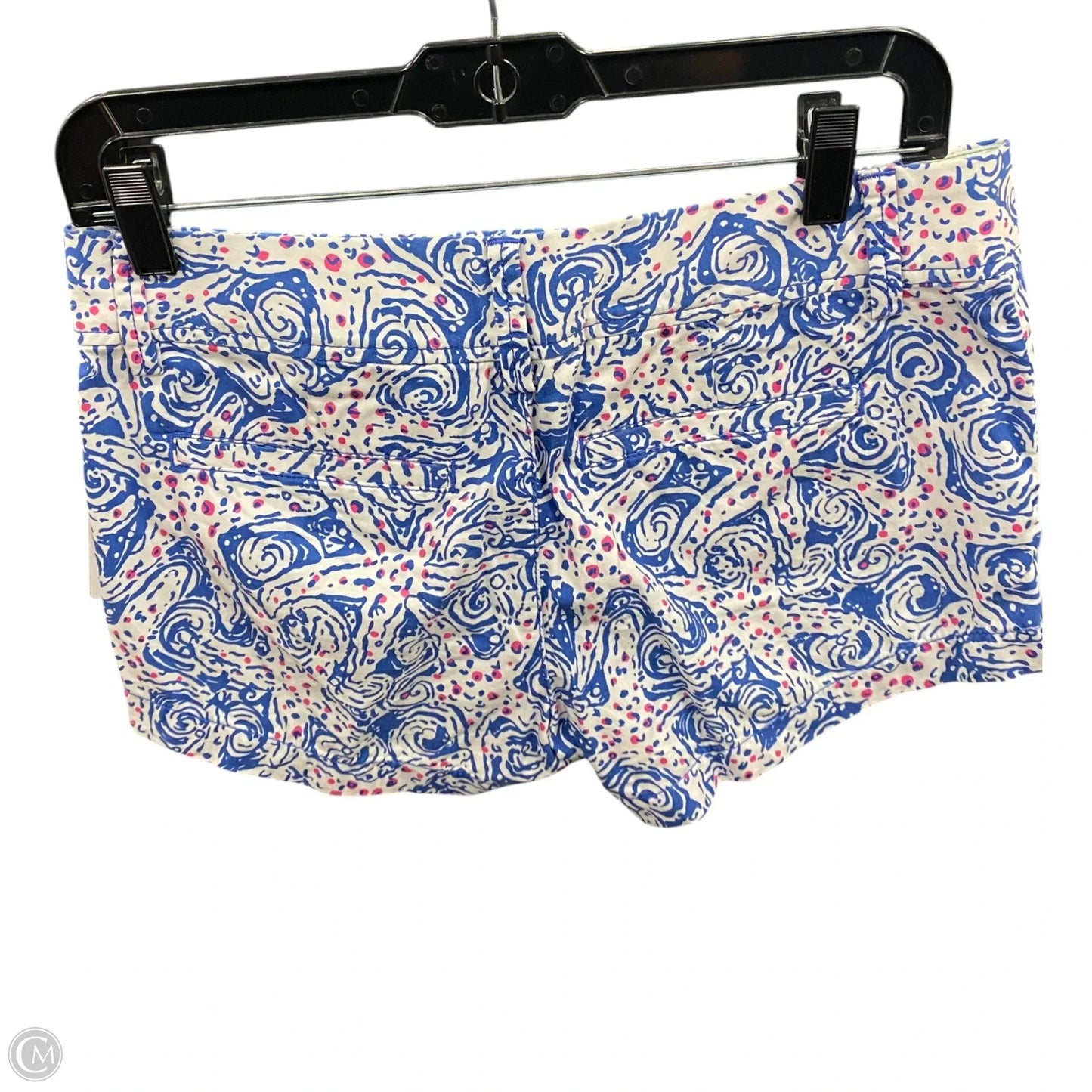 Shorts Designer By Lilly Pulitzer In Blue & White, Size: 2