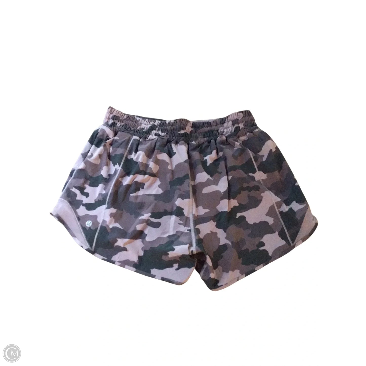 Athletic Shorts By Lululemon In Camouflage Print, Size: 10