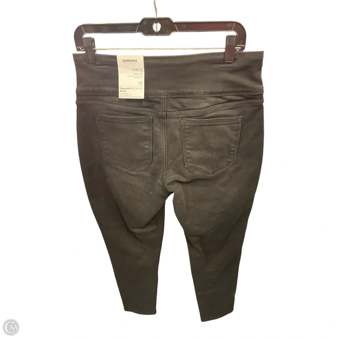 Jeans Skinny By Sonoma In Black, Size: 12