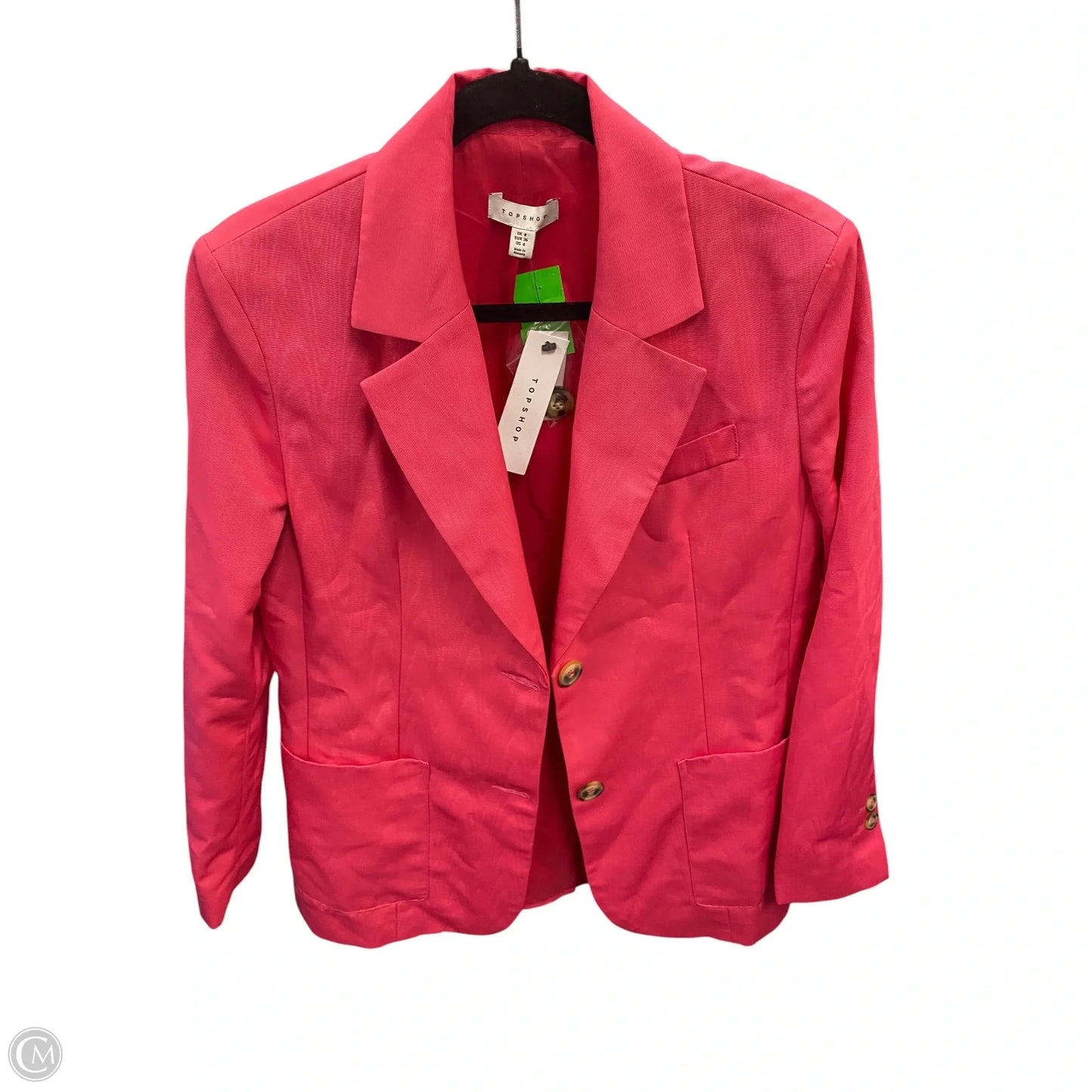 Blazer By Topshop In Pink, Size: 4