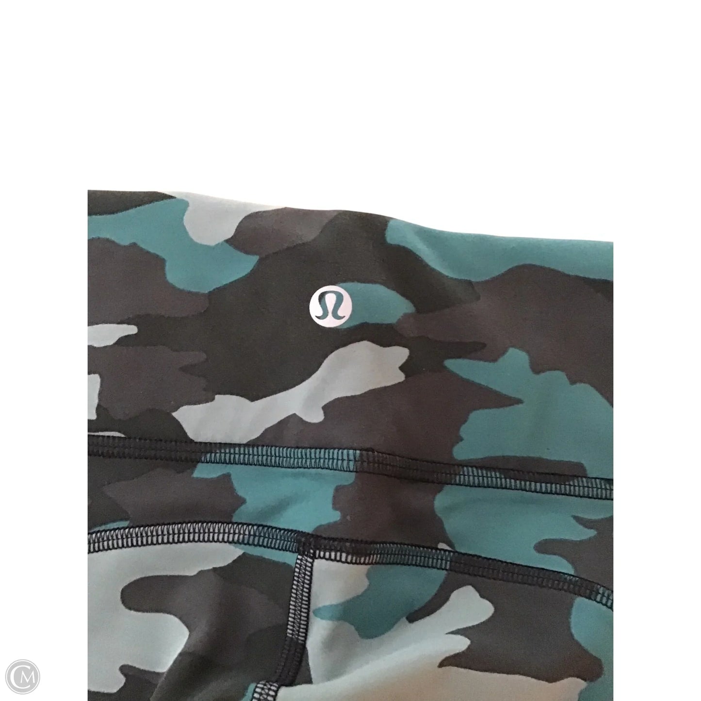 Athletic Leggings Capris By Lululemon In Camouflage Print, Size: 10