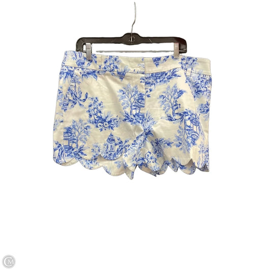 Shorts By Crown And Ivy In Blue & White, Size: 16