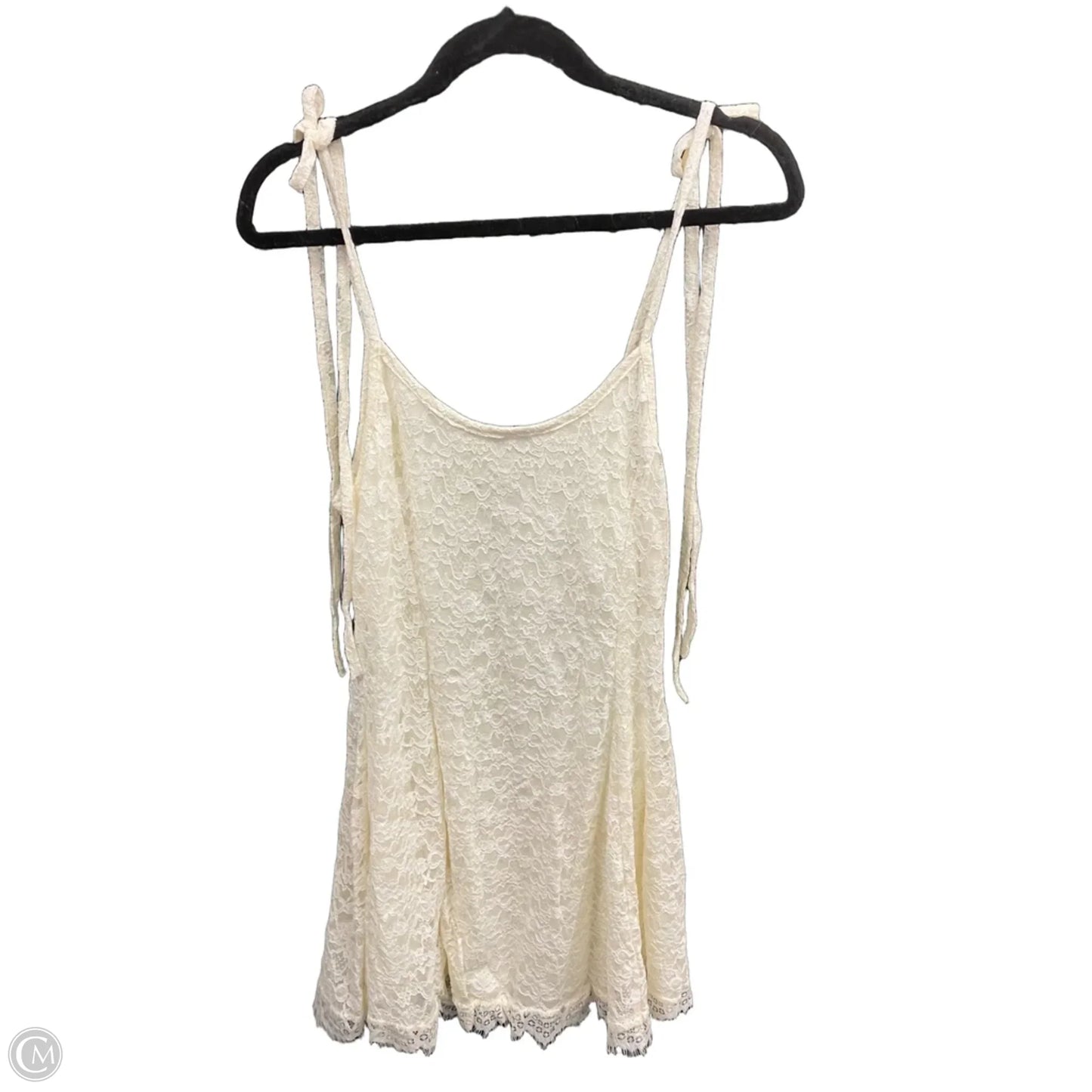 Dress Casual Short By Fashion Nova In Cream, Size: 1x