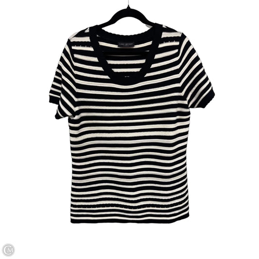 Sweater Short Sleeve By Lane Bryant In Striped Pattern, Size: Xl