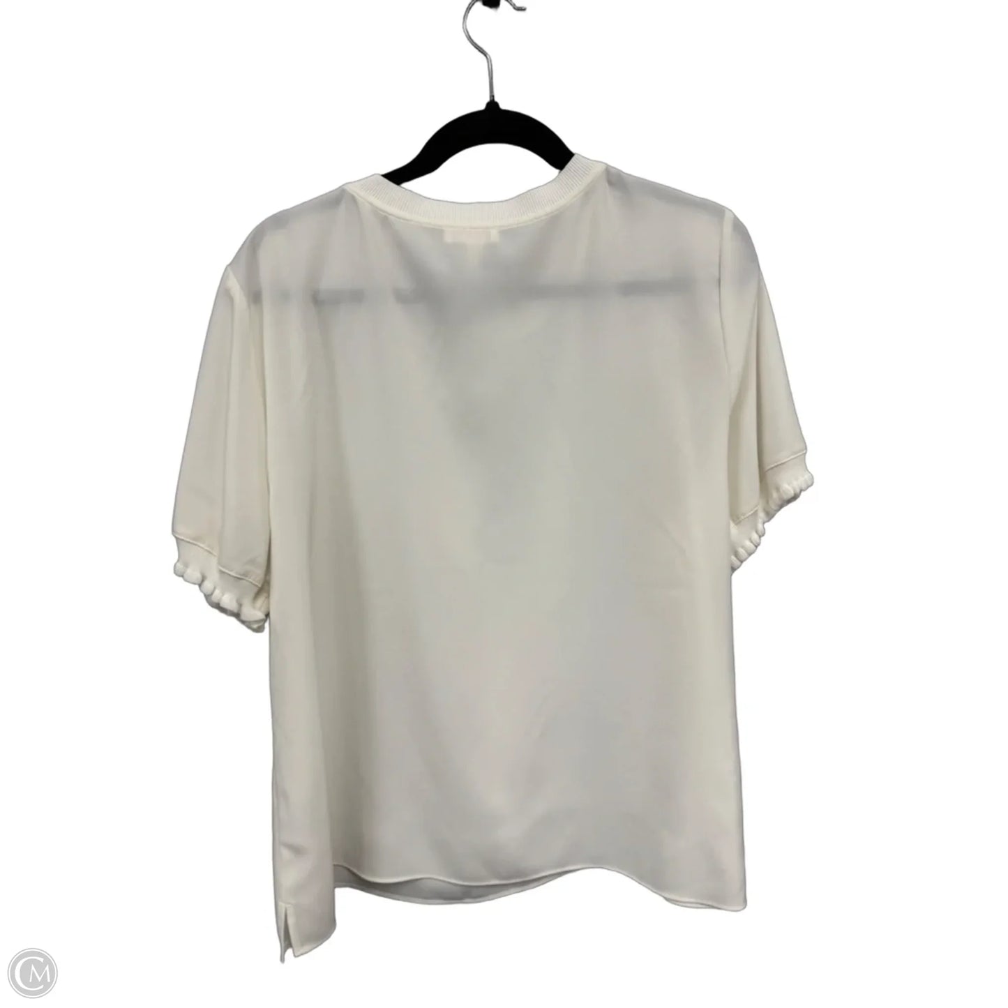 Top Short Sleeve By Clothes Mentor In Cream, Size: Xl
