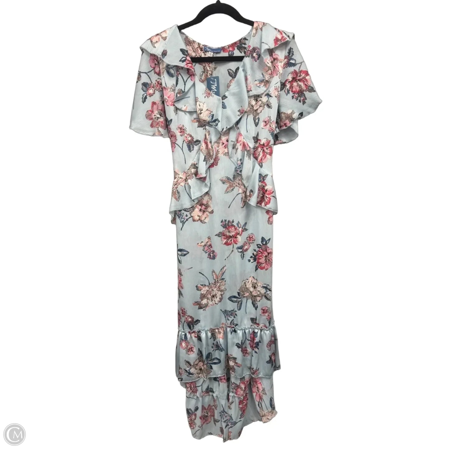 Dress Casual Maxi By Clothes Mentor In Floral Print, Size: L