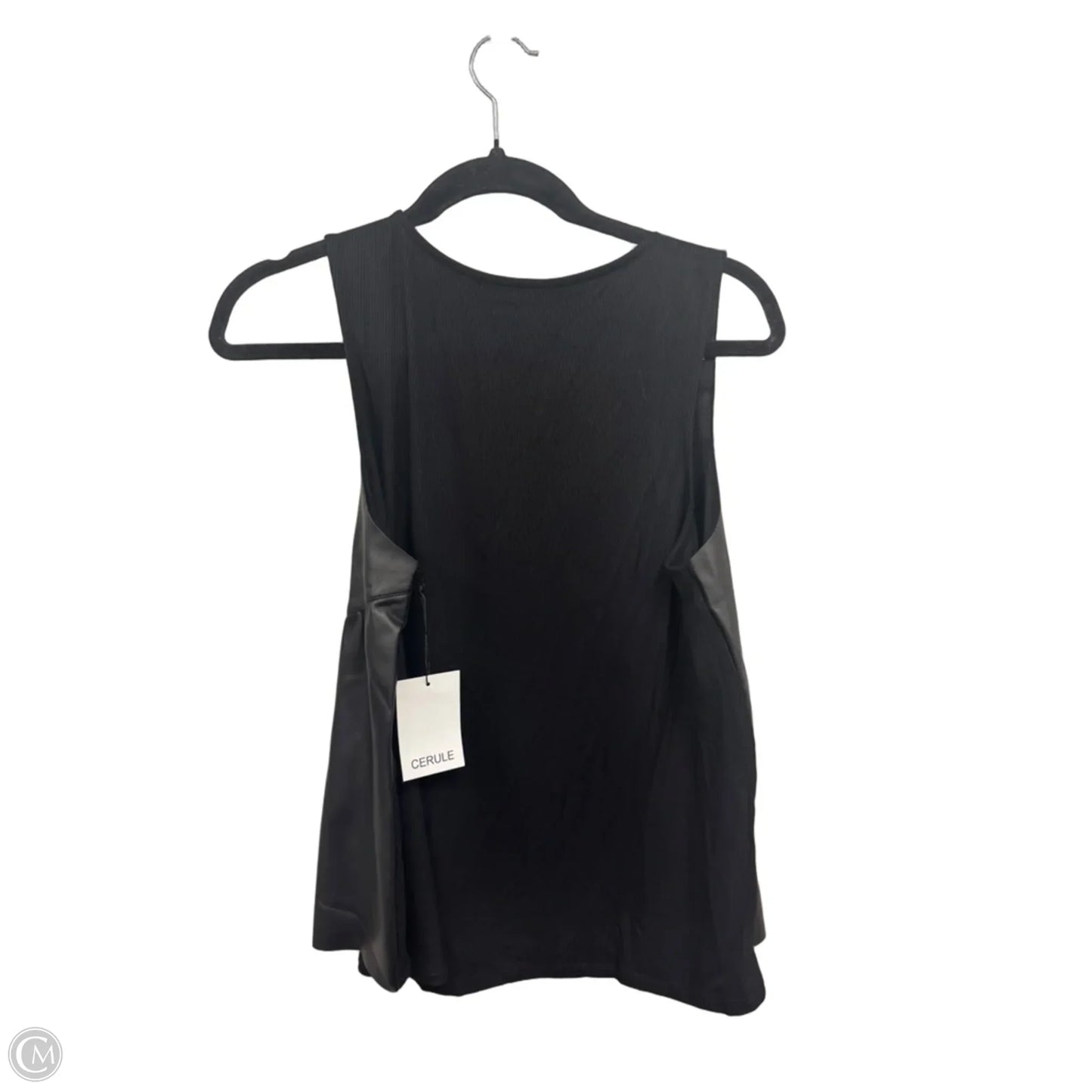 Top Sleeveless By Clothes Mentor In Black, Size: L