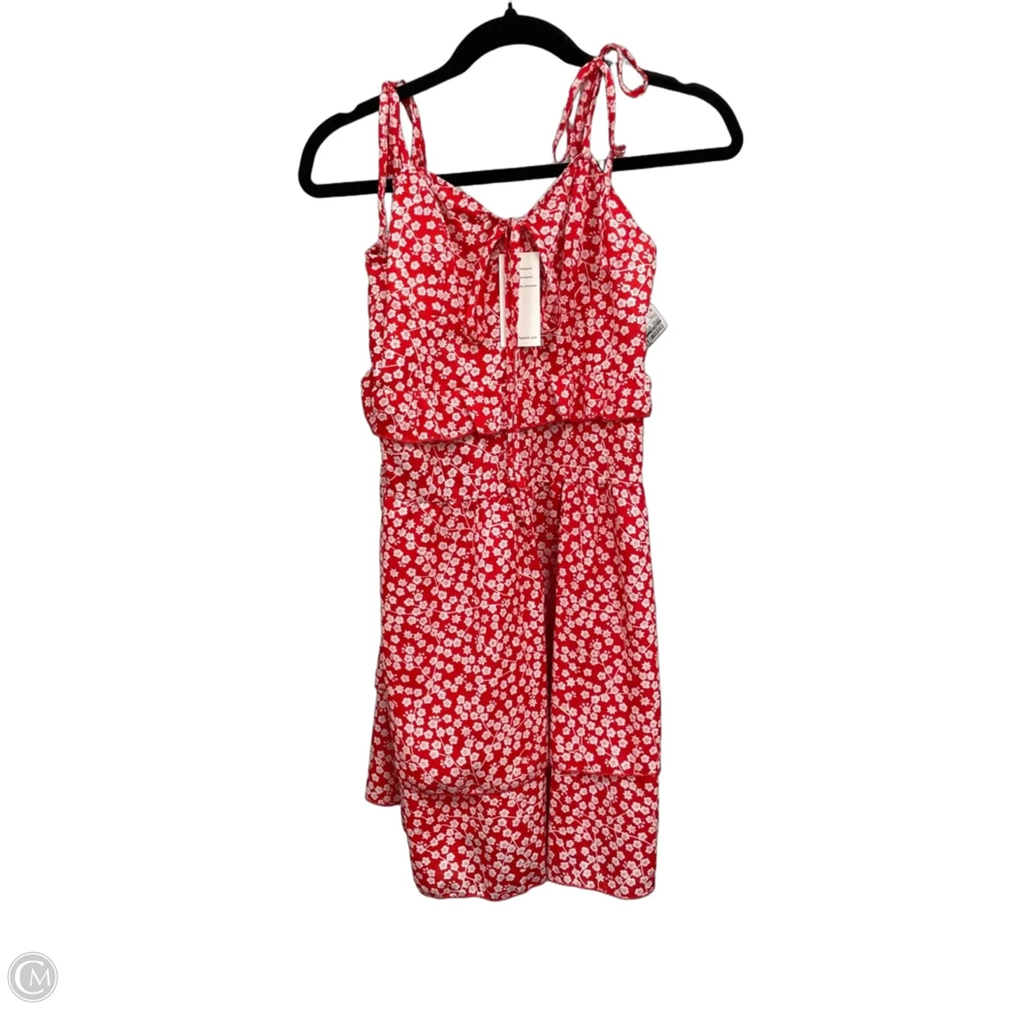 Dress Casual Short By Simplee In Floral Print, Size: L