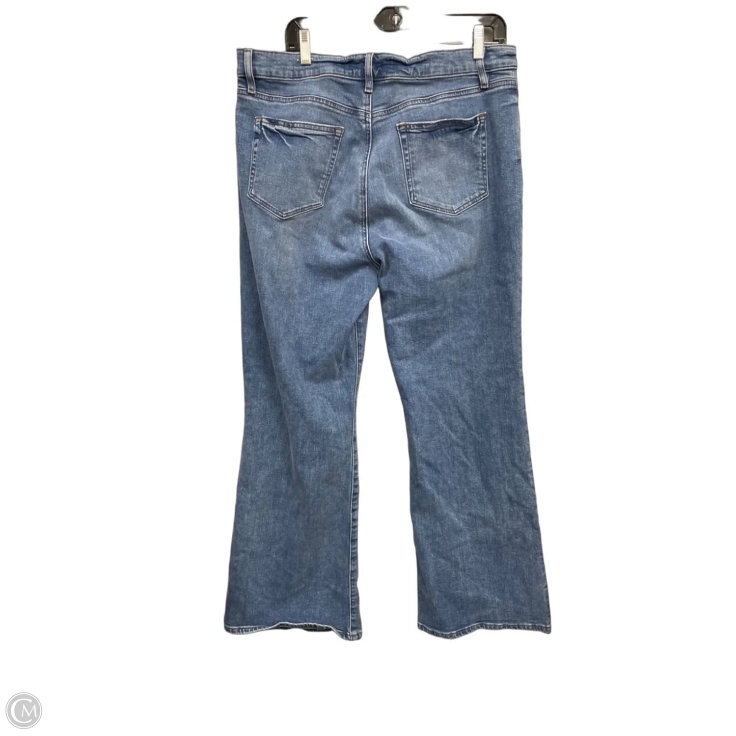 Jeans Flared By Loft In Blue, Size: 14