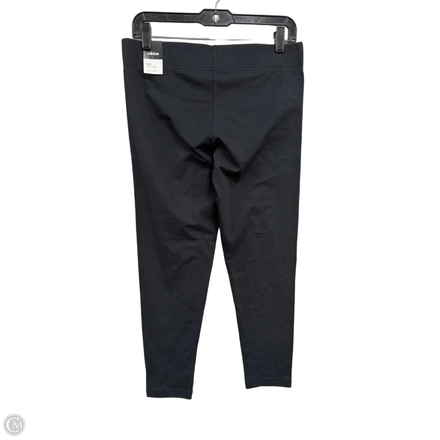 Athletic Leggings By Adidas In Black, Size: L