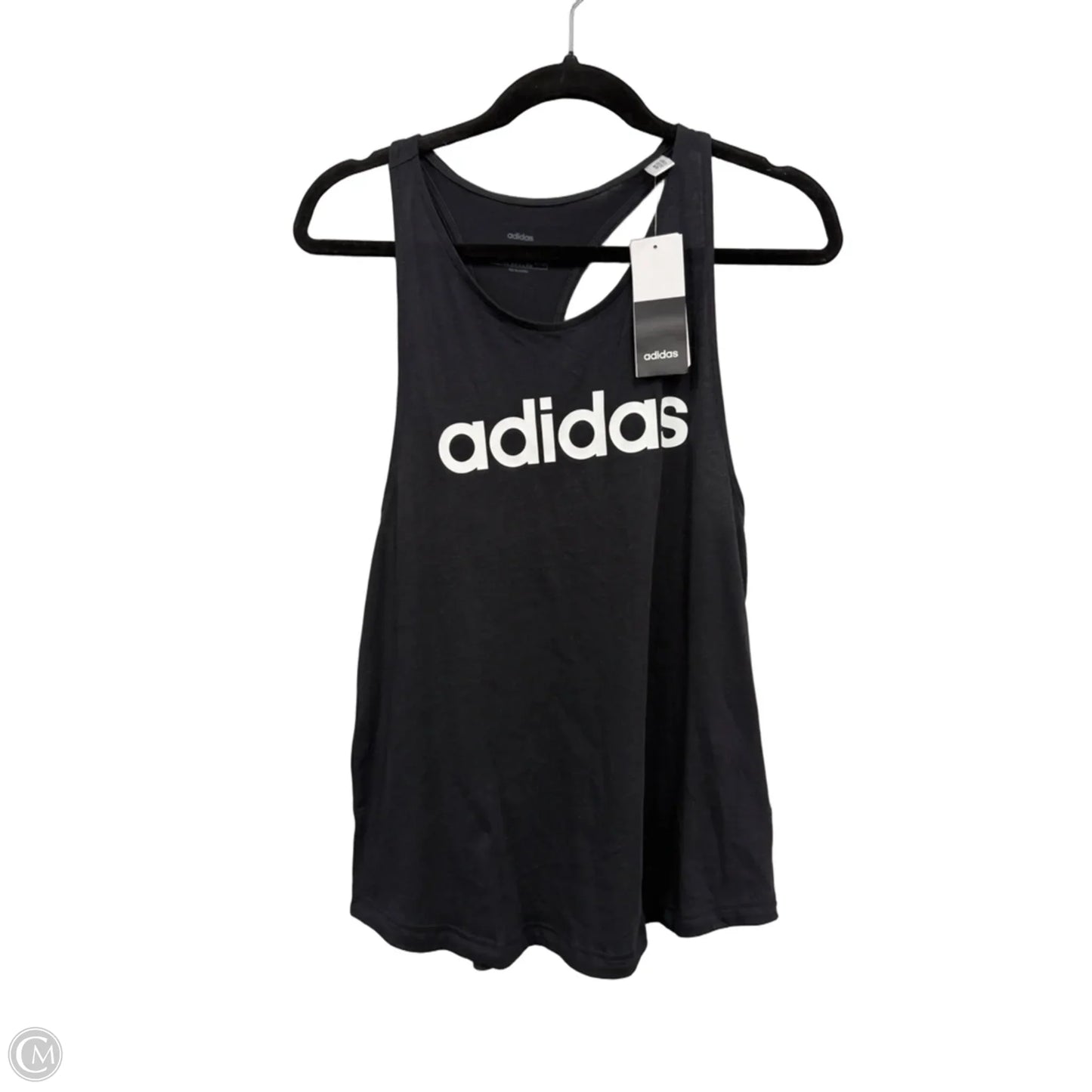 Athletic Tank Top By Adidas In Black, Size: M