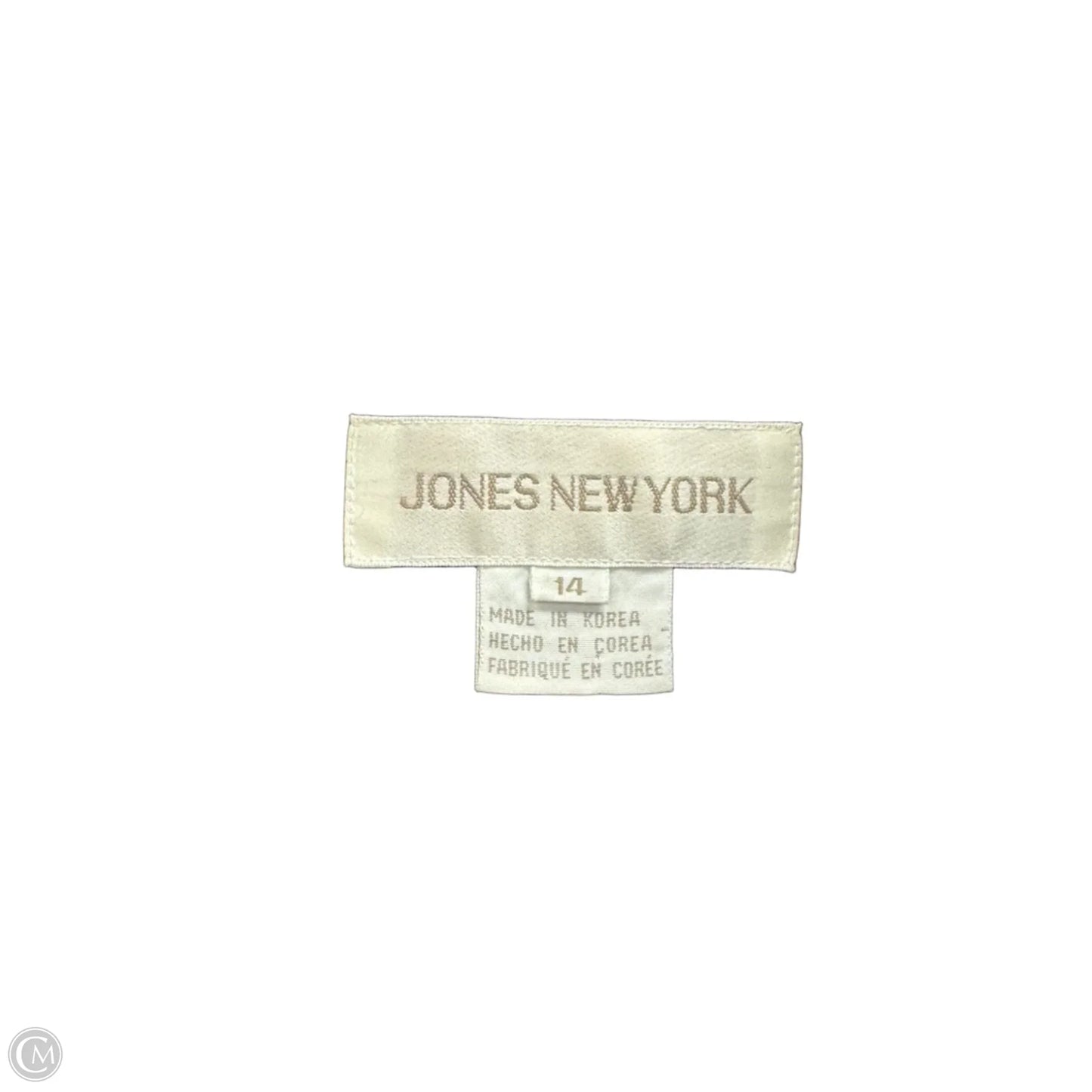 Blazer By Jones New York In Blue, Size: 14
