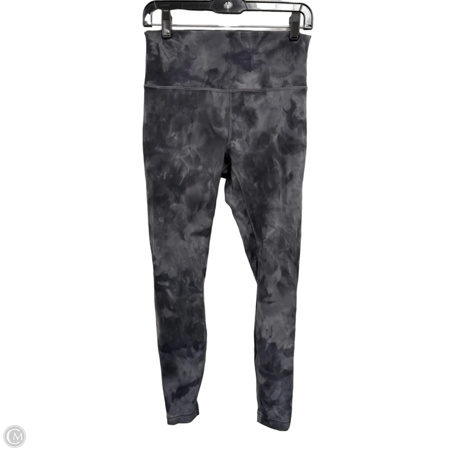 Athletic Leggings By Lululemon In Black & Grey, Size: 10