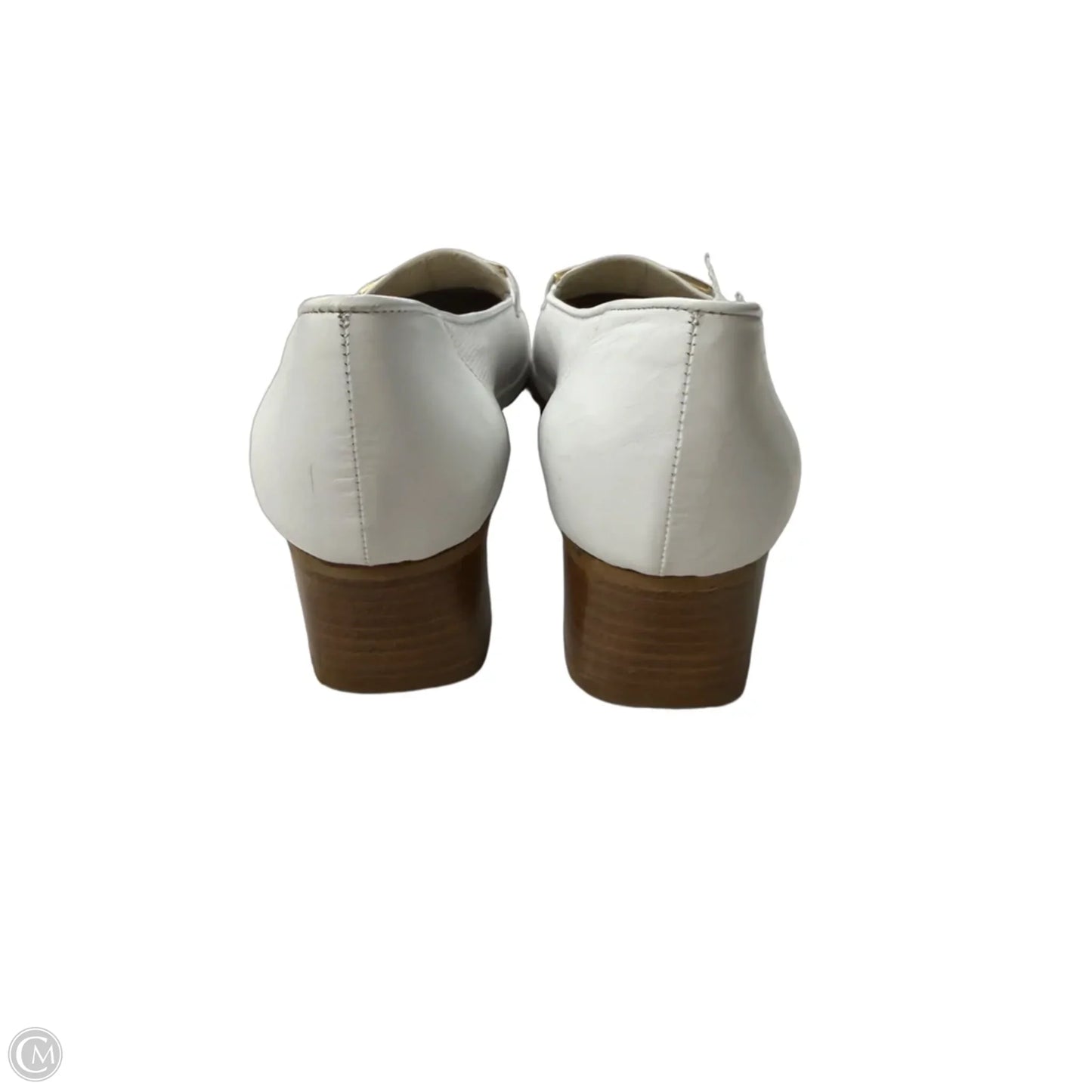 Shoes Heels Block By Clothes Mentor In White, Size: 10
