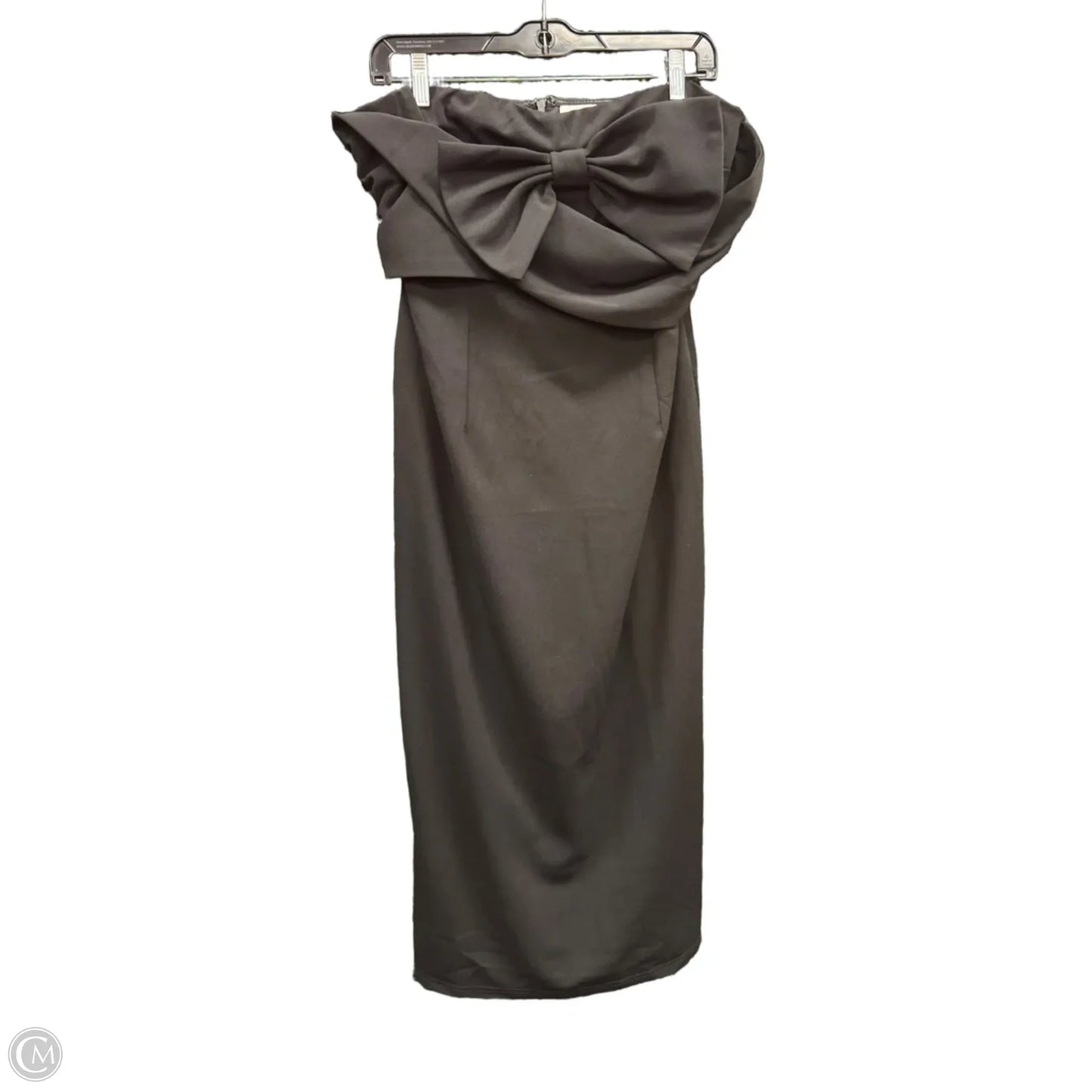 Dress Party Midi By Clothes Mentor In Black, Size: L